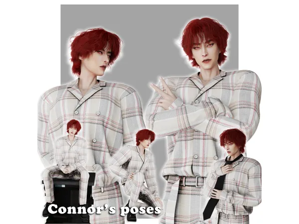 Alpha Connor poses - The Sims 4 Custom Content