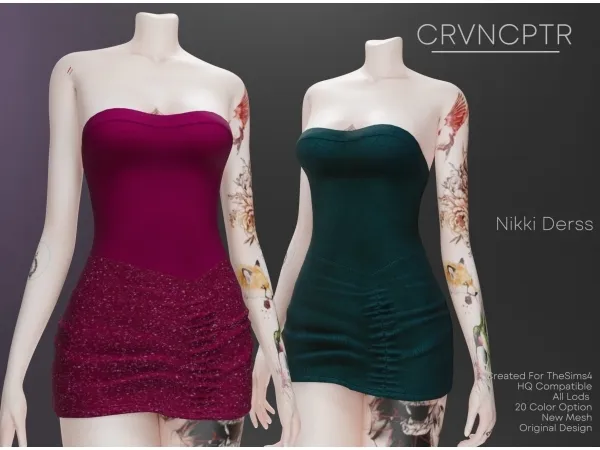 Alpha Nikki Derss - The Sims 4 Custom Content