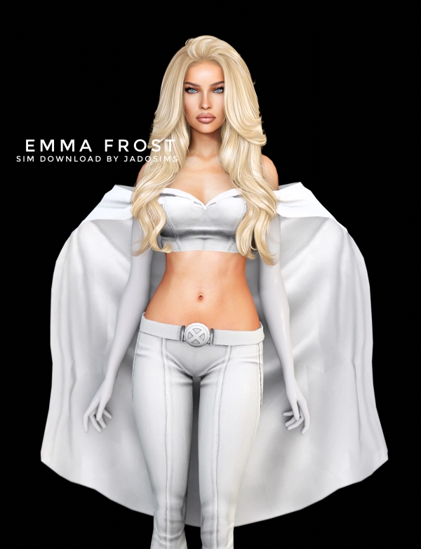 Alpha Emma Frost (Sim Download) by shopwithflynnn - The Sims 4 Custom Content