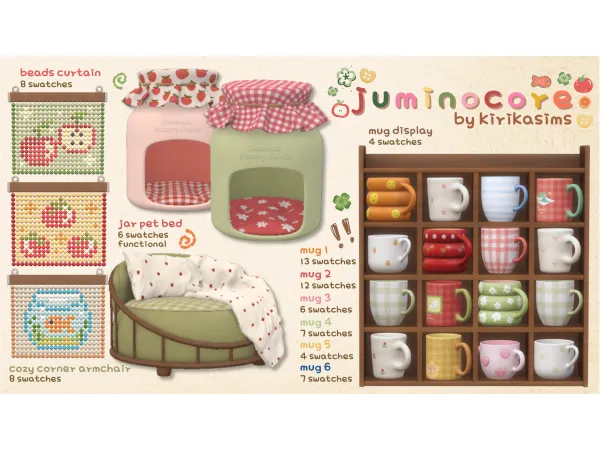 Maxis Match juminocore set by kirikasims - The Sims 4 Custom Content