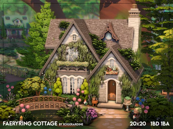 Maxis Match Faeryring Cottage (NO ) by xogerardine - The Sims 4 Custom Content