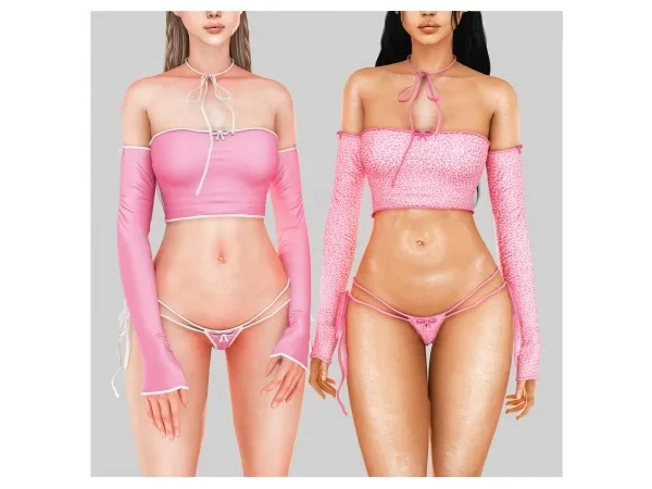 Alpha Dottie Outfit - The Sims 4 Custom Content
