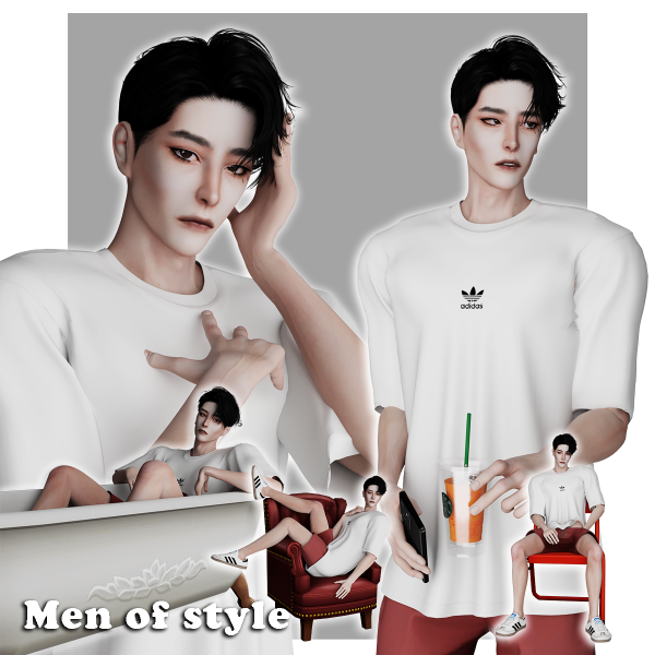 Alpha Men of style by simmer_creator - The Sims 4 Custom Content