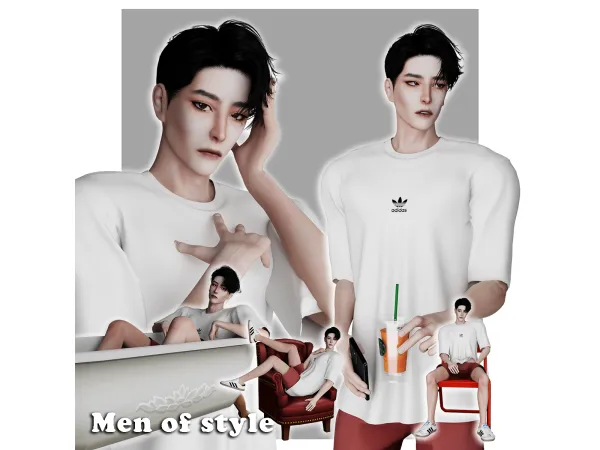 Alpha Men of style - The Sims 4 Custom Content