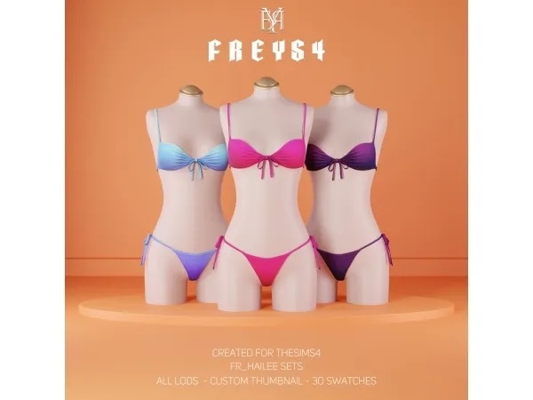 Alpha FR_Hailee Sets - The Sims 4 Custom Content