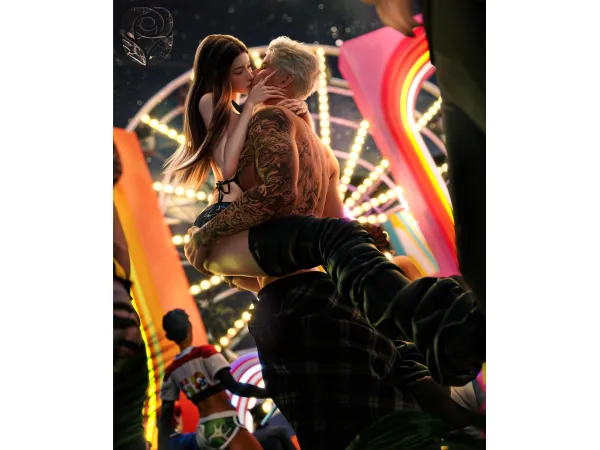 Mix [ROSELIPA] Coachella 2025 couple poses - The Sims 4 Custom Content
