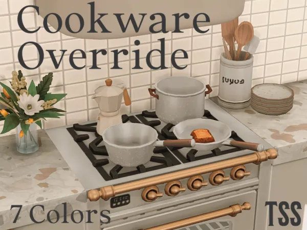 Maxis Match Cookware Override by TheSouthernSimmer - The Sims 4 Custom Content