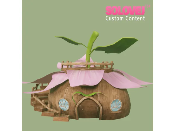 Maxis Match Fairy house by solovej - The Sims 4 Custom Content