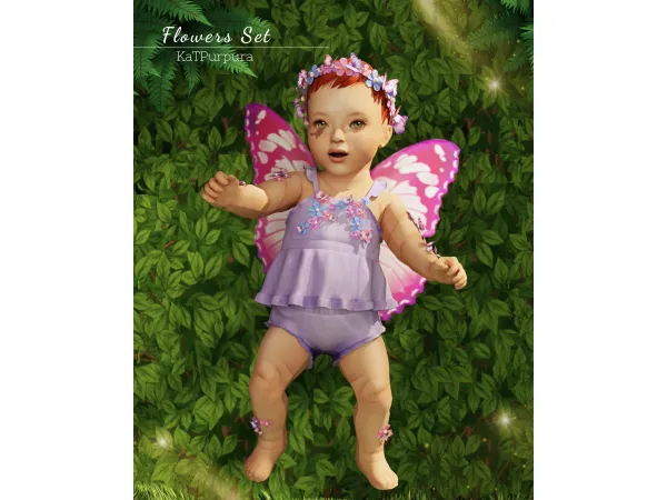 Maxis Match Butterfly Headband by KaTPurpura - The Sims 4 Custom Content