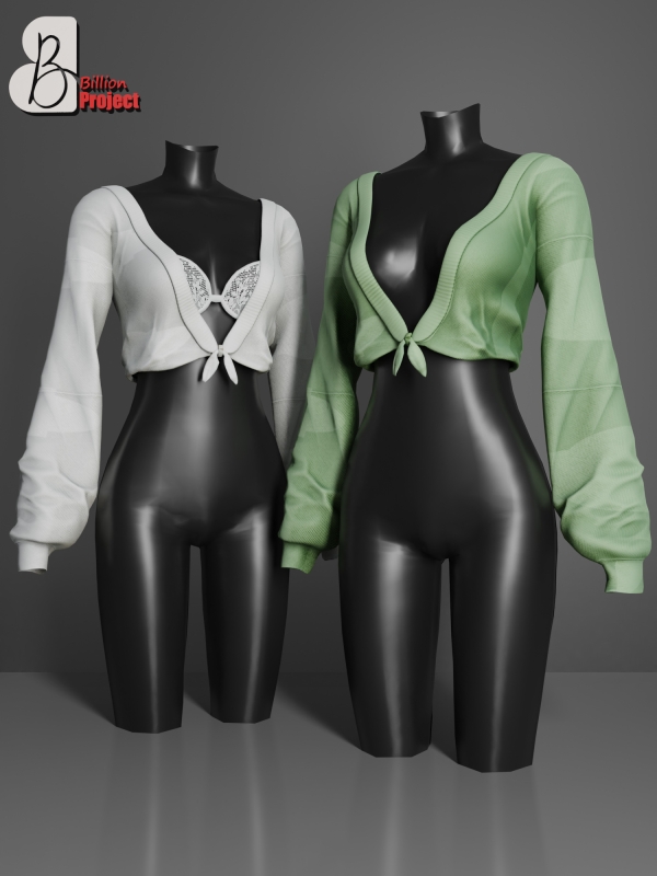 Alpha BillionProject Lusiana top by billion_project666 - The Sims 4 custom content