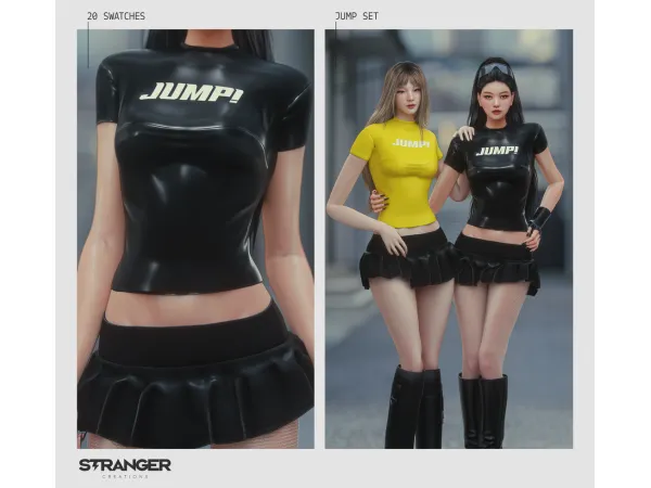 Alpha Jump Set (Early Acess) - The Sims 4 Custom Content