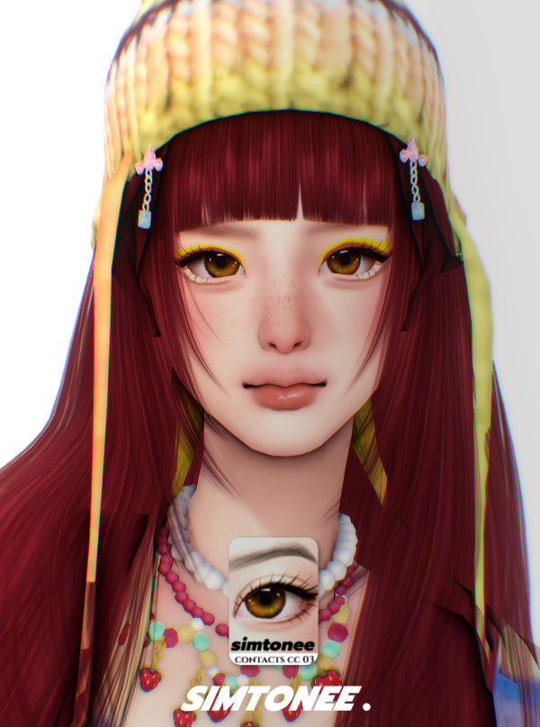 Alpha Simtonee Eye Contacts 03 by simsfinds - The Sims 4 Custom Content