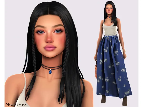 Mix Fiona Oates by miwisimsie - The Sims 4 Custom Content