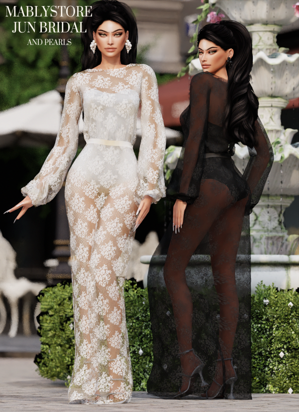 Alpha JUN BRIDAL by simsfinds - The Sims 4 Custom Content