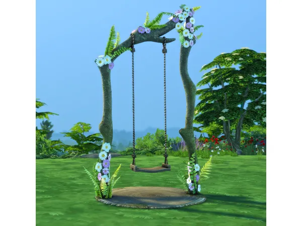 Alpha Functional Fairy Swing by Lapanemona - The Sims 4 Custom Content