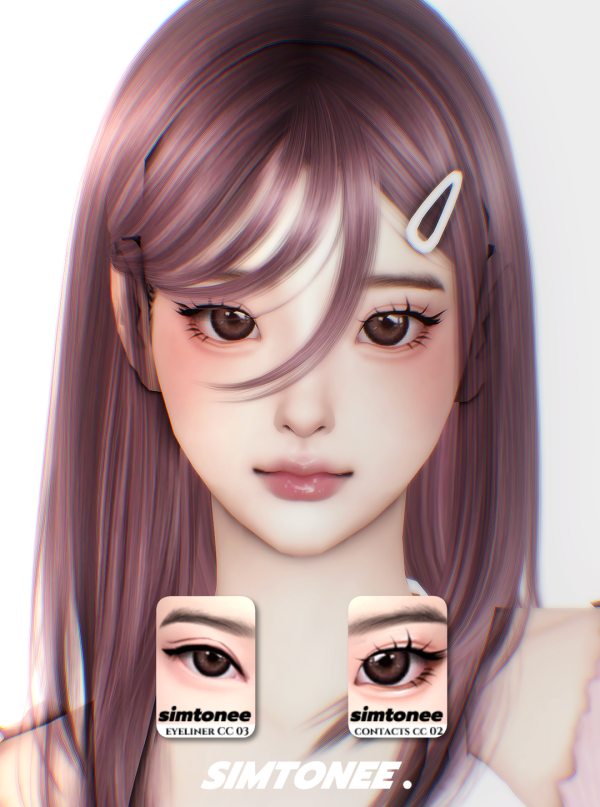 Alpha Simtonee Makeup Set 01 by simsfinds - The Sims 4 Custom Content