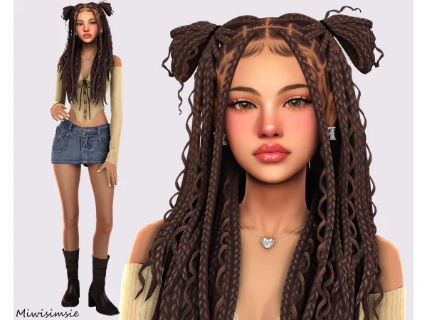 Maxis Match Brandy Vann by miwisimsie - The Sims 4 Custom Content