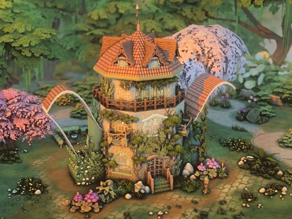 Maxis Match Tea pot house - The Sims 4 Custom Content