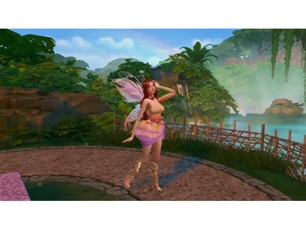 Maxis Match Fairy Dream Pose u2013 Enchanting In Game Pose Set by Maycerise - The Sims 4 Custom Content