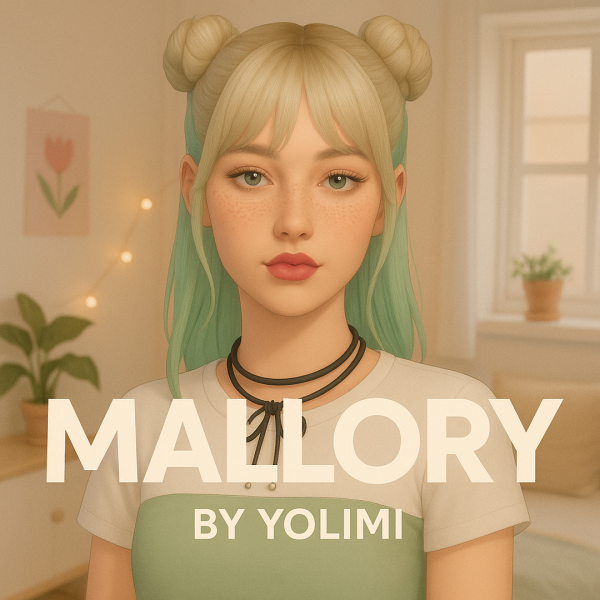 Maxis Match Mallory is now FREE on Patreon by yolimi - The Sims 4 Custom Content
