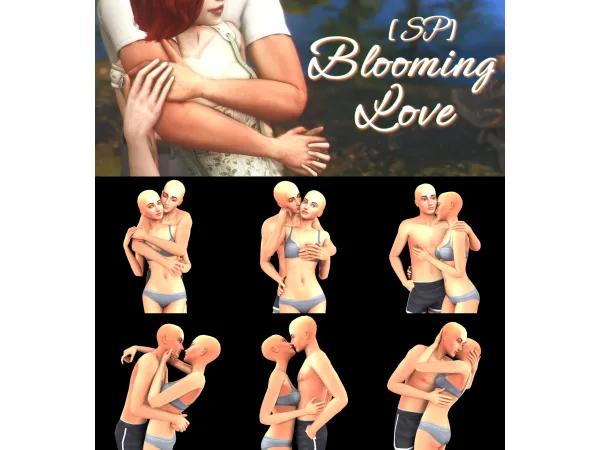 Mix [SP]Blooming Love by sciophobis - The Sims 4 Custom Content