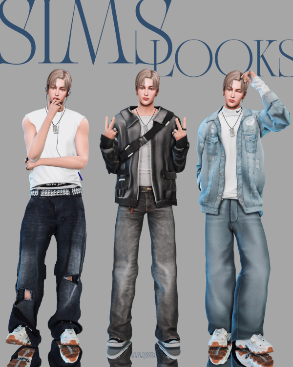 Alpha School Hallway Hero Looks Zane by simsfinds - The Sims 4 Custom Content