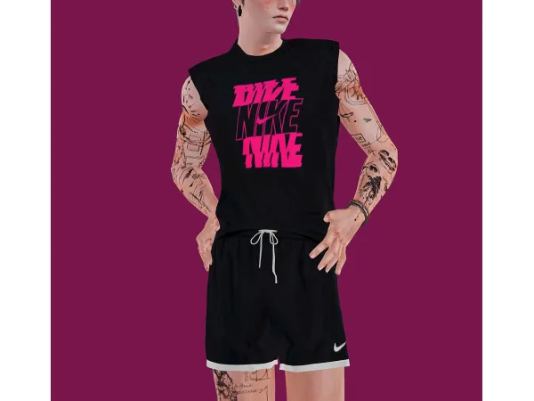 Sims 3 Alpha Male Sportswear CC: 4to3 KK BasicSet21 by VMSims