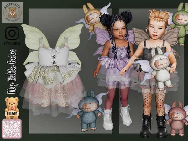 Mix Fairy Toddler - The Sims 4 Custom Content