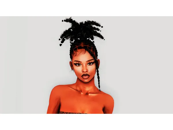 Sims 3 Alpha Short Female Hairstyles CC: Afro Dump Hair by lalasimmer
