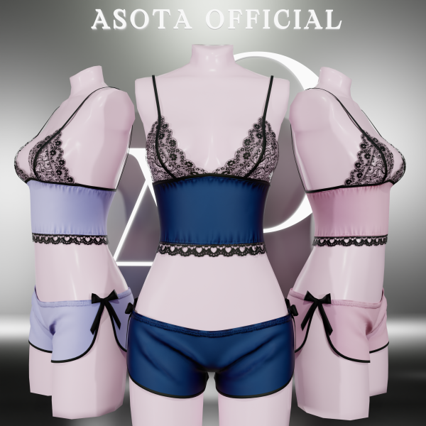 Alpha [ASOTA OFFICIAL] Echa Sleepwear by asotaofficial - The Sims 4 Custom Content