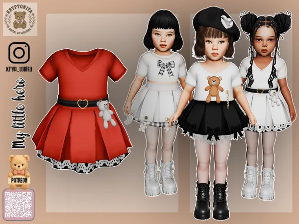 Mix Bears Toddler - The Sims 4 Custom Content