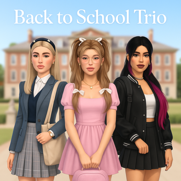 Maxis Match Back to School Trio Exclusive Pack by yolimi - The Sims 4 Custom Content