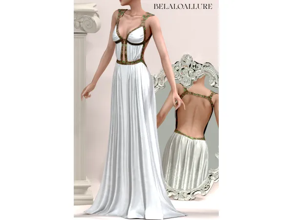 Alpha Belaloallure Grecian goddess - The Sims 4 Custom Content