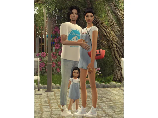 Sims 2 Alpha  CC: summe family look 01 by klira