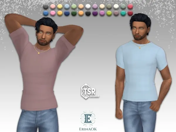 Mix ErinAOK Mens Top 071925 - The Sims 4 Custom Content