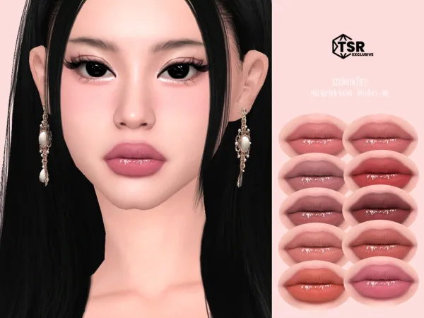 Alpha IMF Min Lipstick N656 by IzzieMcFire - The Sims 4 Custom Content