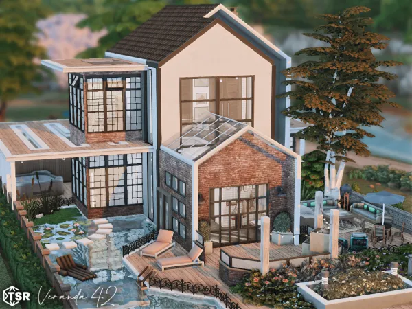 Maxis Match Veranda 42 l noCC - The Sims 4 Custom Content