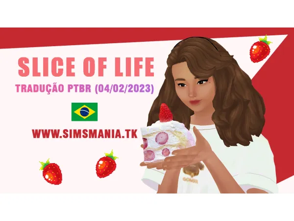 Mix Slice of Life (Traduu00e7u00e3o PTBR) by SimsMania - The Sims 4 Custom Content