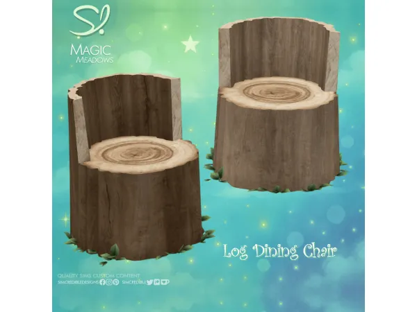 Alpha Magic Meadows Dining Chair ud83eudddau200dufe0f - The Sims 4 Custom Content