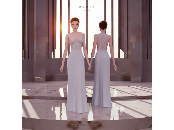 Maxis Match Dress nu00ba3 Wedding Collection - The Sims 4 Custom Content