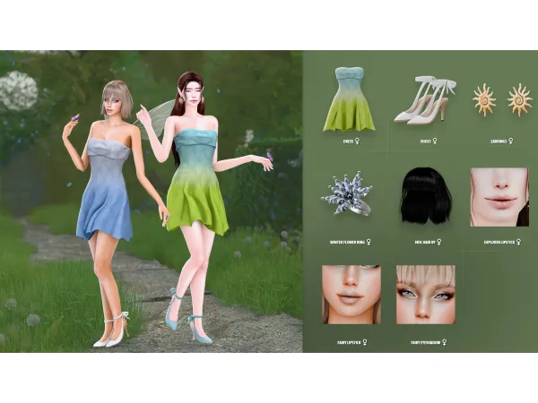 Mix HOPE SET by ModCo Studios - The Sims 4 Custom Content