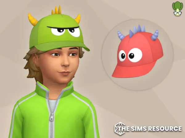 Maxis Match Lil Monster Cap Child by kapakijo - The Sims 4 Custom Content