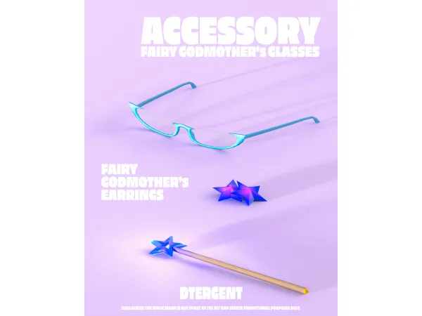 Maxis Match Accessories Fairy Godmother by Dtergent - The Sims 4 Custom Content