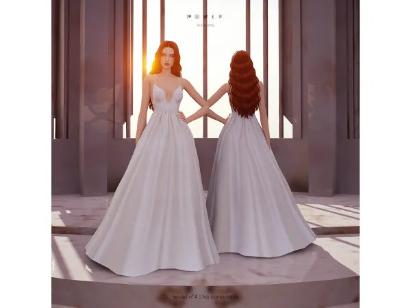 Maxis Match Dress n4 Wedding Collection - The Sims 4 Custom Content
