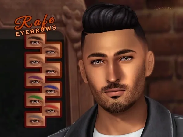 Mix Rafe Eyebrows - The Sims 4 Custom Content