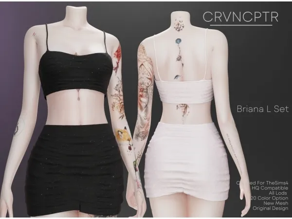 Alpha Briana L Set - The Sims 4 Custom Content