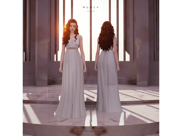 Maxis Match Dress n5 Wedding Collection - The Sims 4 Custom Content