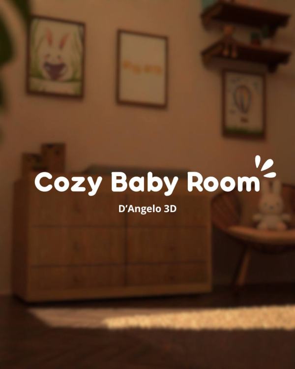 Alpha Cozy Baby Room by d-angelo3d - The Sims 4 Custom Content