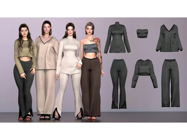 Alpha HEATHER SET by astya96 - The Sims 4 Custom Content