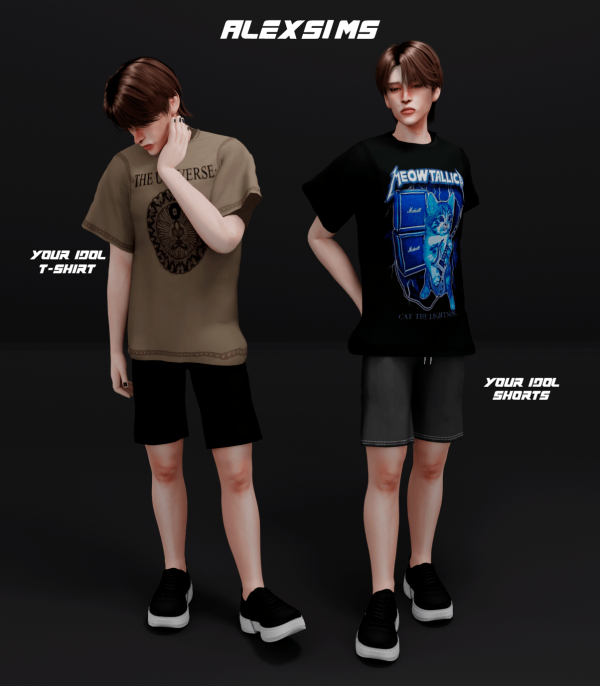 Alpha Your Idol Set by alexsims - The Sims 4 Custom Content